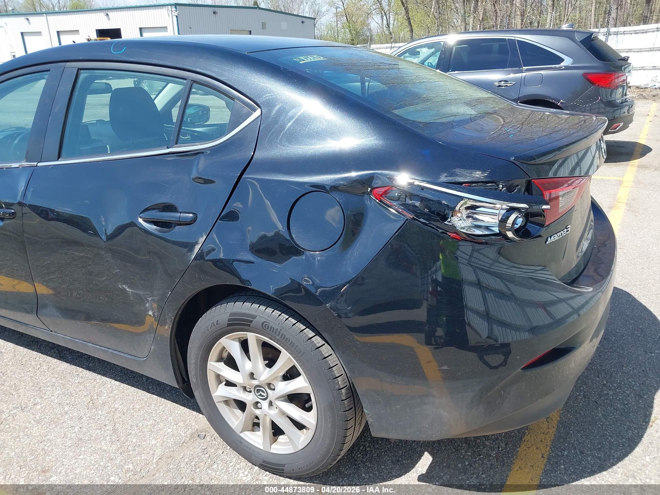 2015 Mazda Mazda3 I Touring Black vin: 3MZBM1V76FM181651
