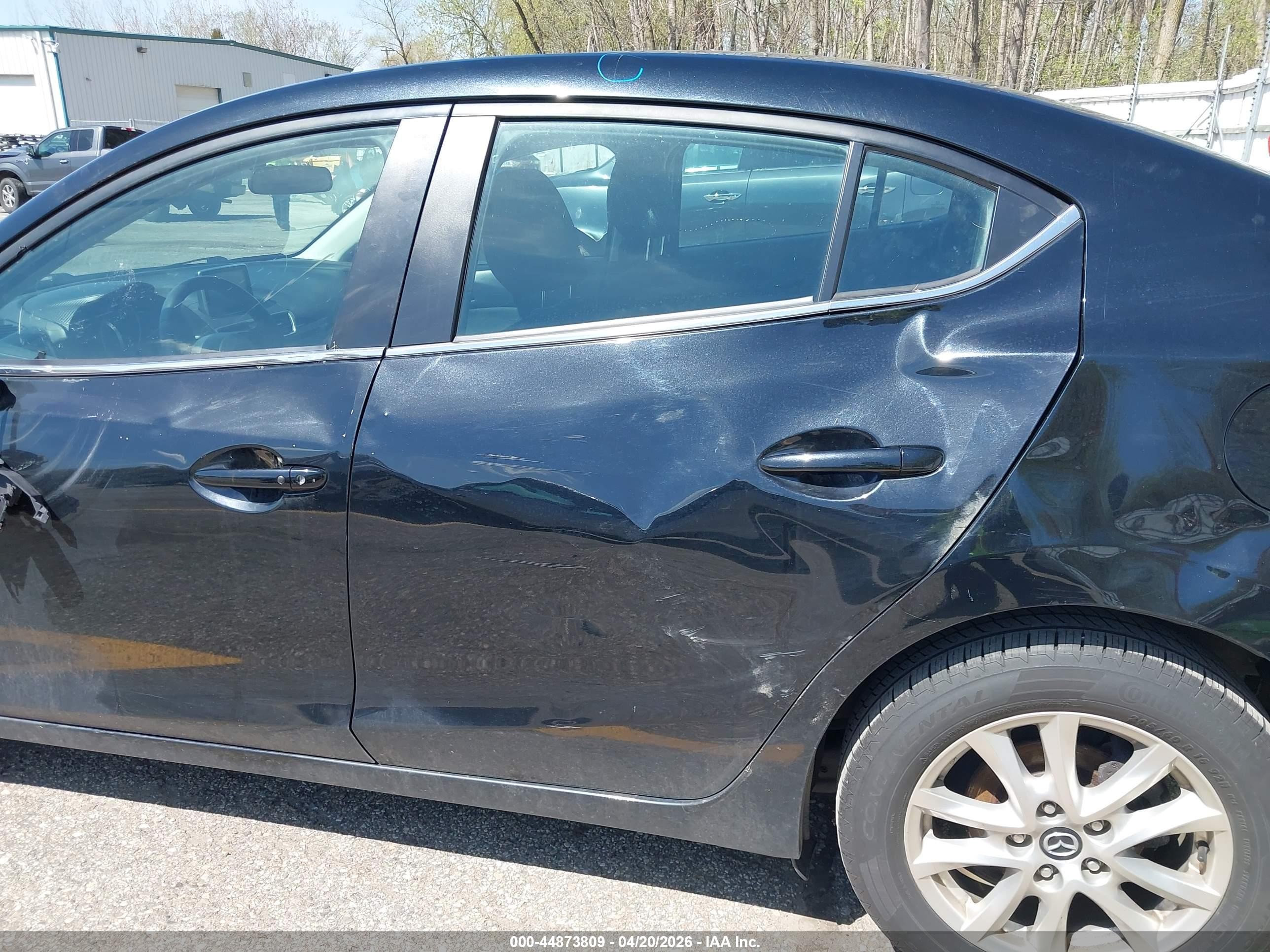 2015 Mazda Mazda3 I Touring Black vin: 3MZBM1V76FM181651