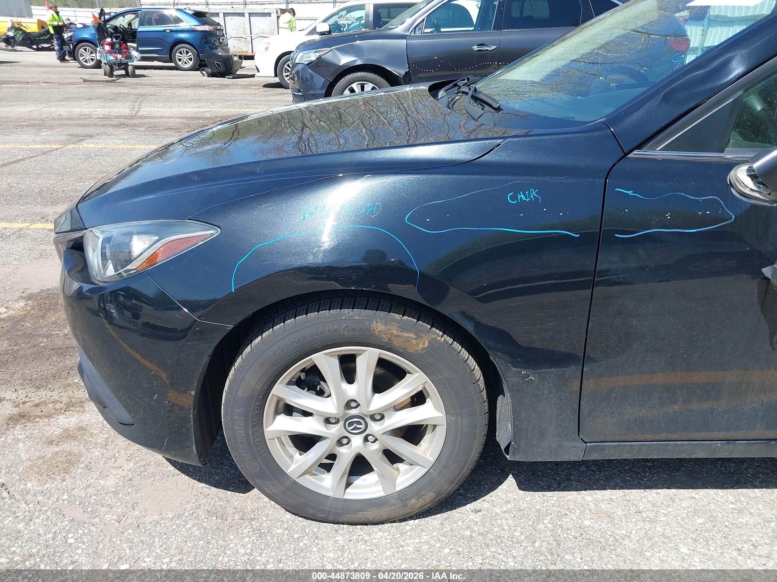 2015 Mazda Mazda3 I Touring Black vin: 3MZBM1V76FM181651