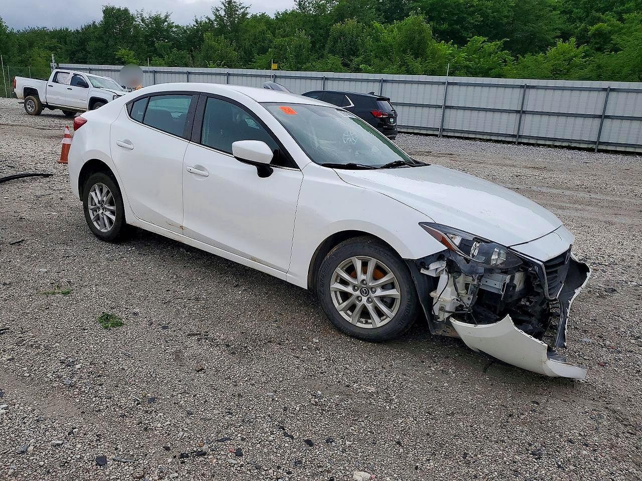 2015 Mazda 3 Touring White vin: 3MZBM1V76FM202997