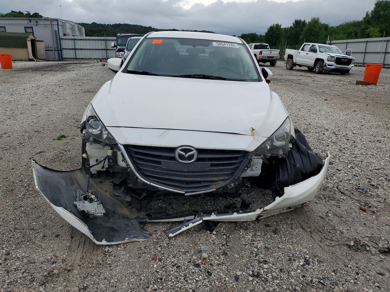 2015 Mazda 3 Touring White vin: 3MZBM1V76FM202997
