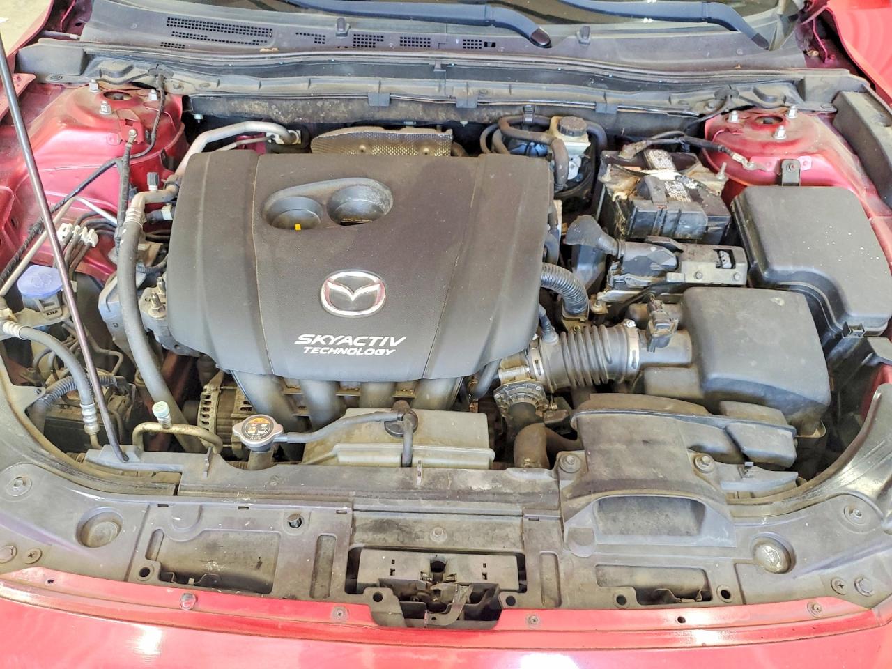 2014 Mazda 3 Touring Red vin: 3MZBM1V77EM104821