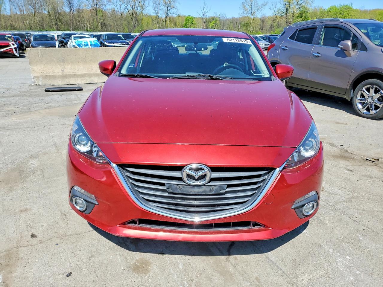 2014 Mazda 3 Touring Red vin: 3MZBM1V77EM118783