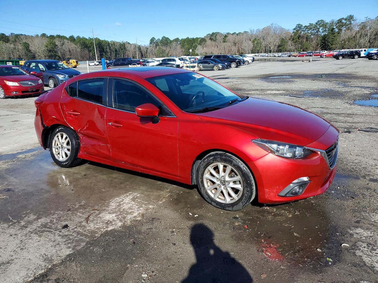 2015 Mazda 3 Touring Red vin: 3MZBM1V77FM151249