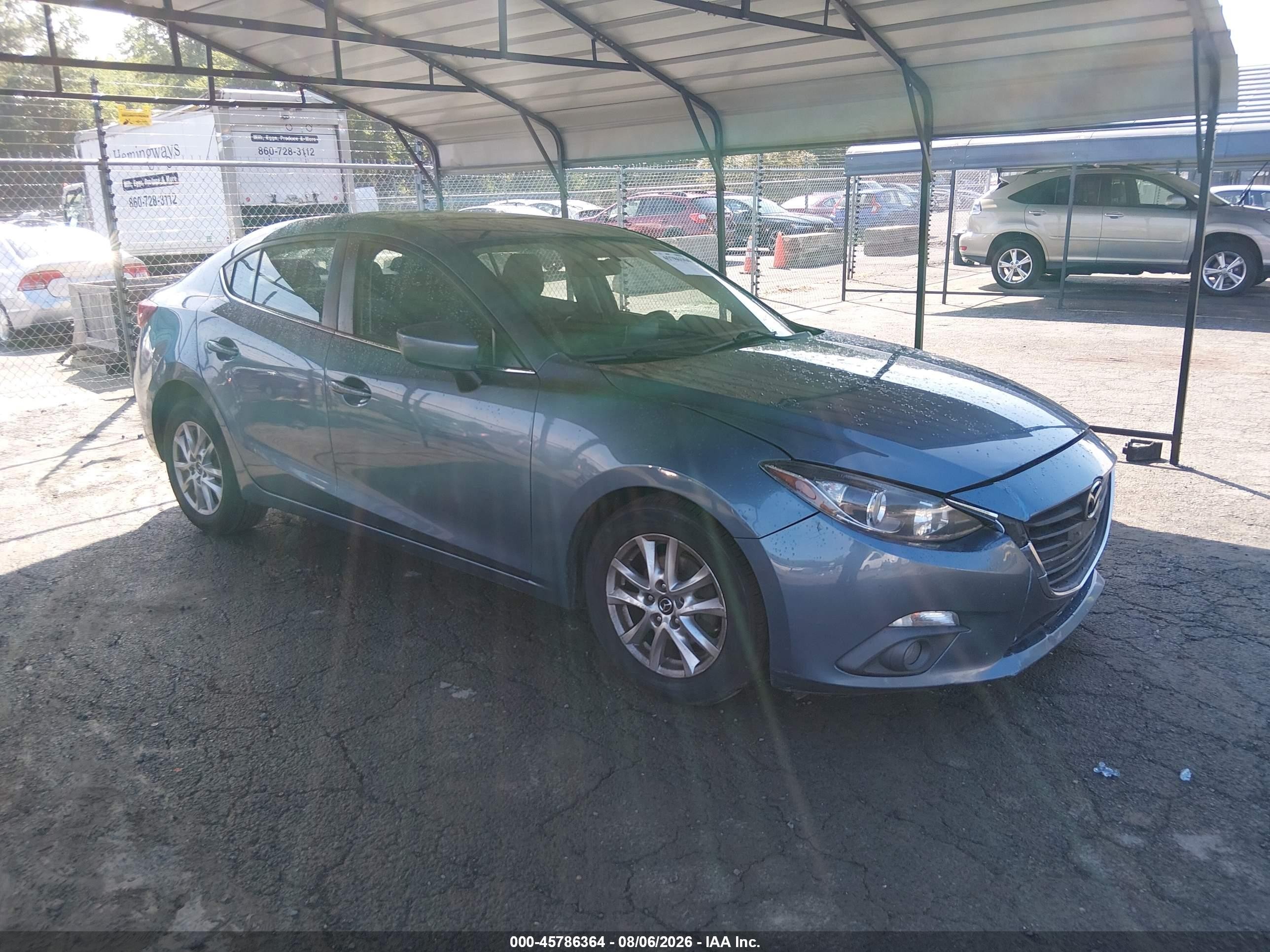 2015 Mazda Mazda3 I Touring Blue vin: 3MZBM1V77FM166916