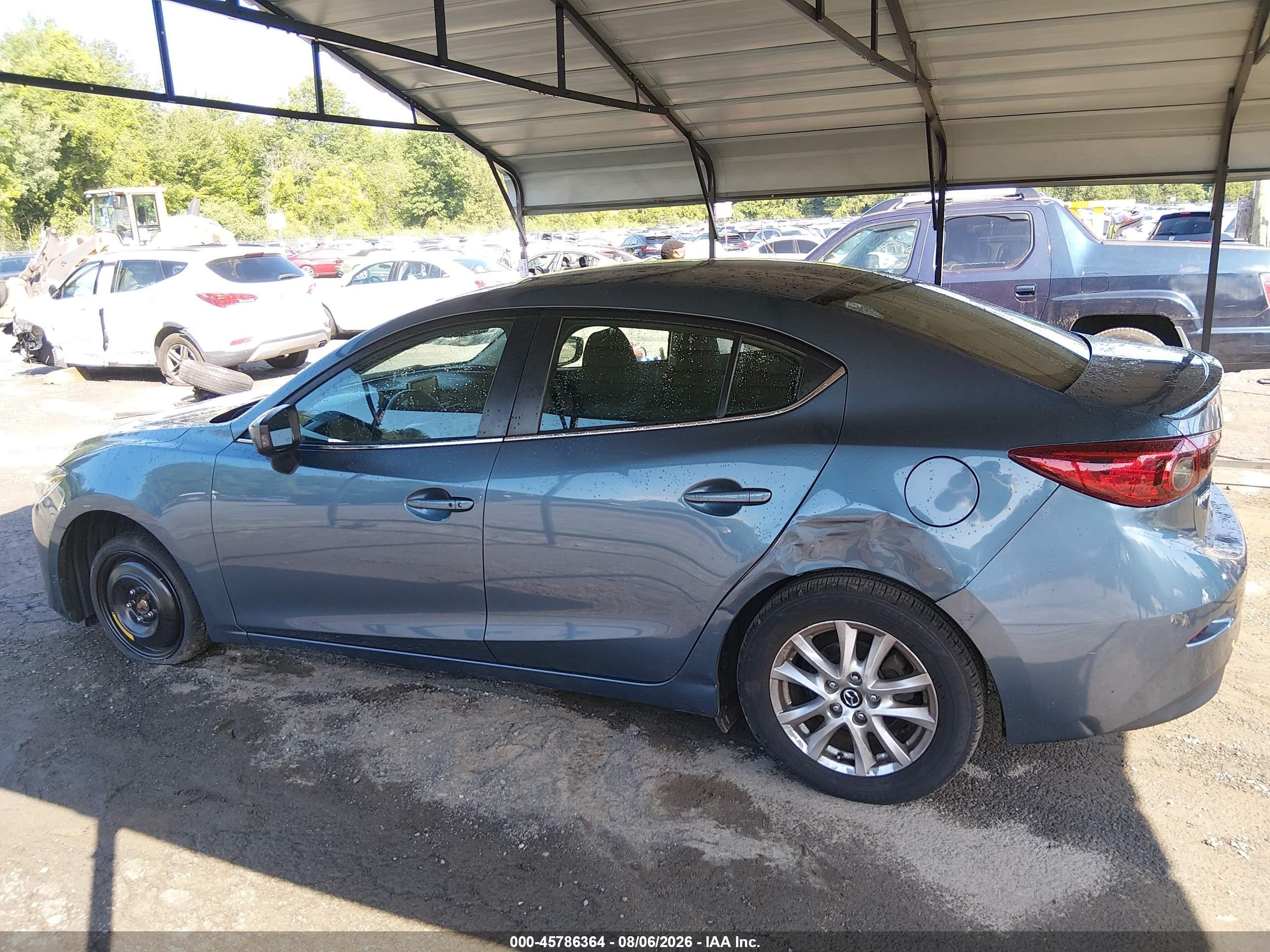 2015 Mazda Mazda3 I Touring Blue vin: 3MZBM1V77FM166916