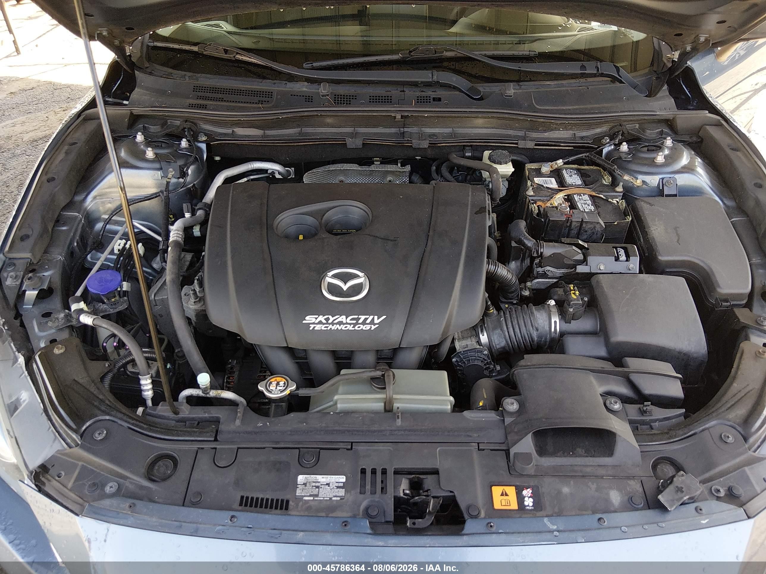 2015 Mazda Mazda3 I Touring Blue vin: 3MZBM1V77FM166916