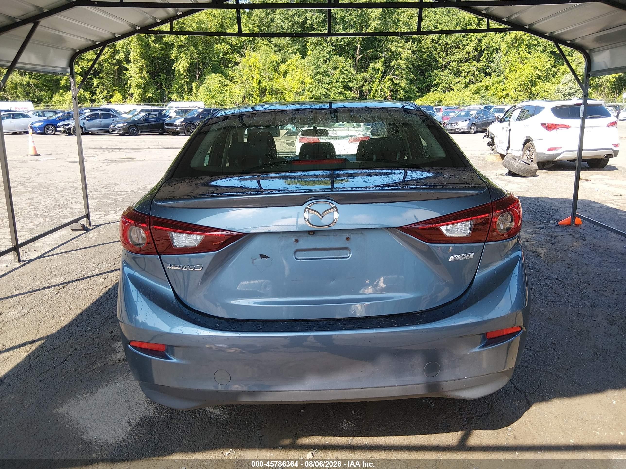 2015 Mazda Mazda3 I Touring Blue vin: 3MZBM1V77FM166916