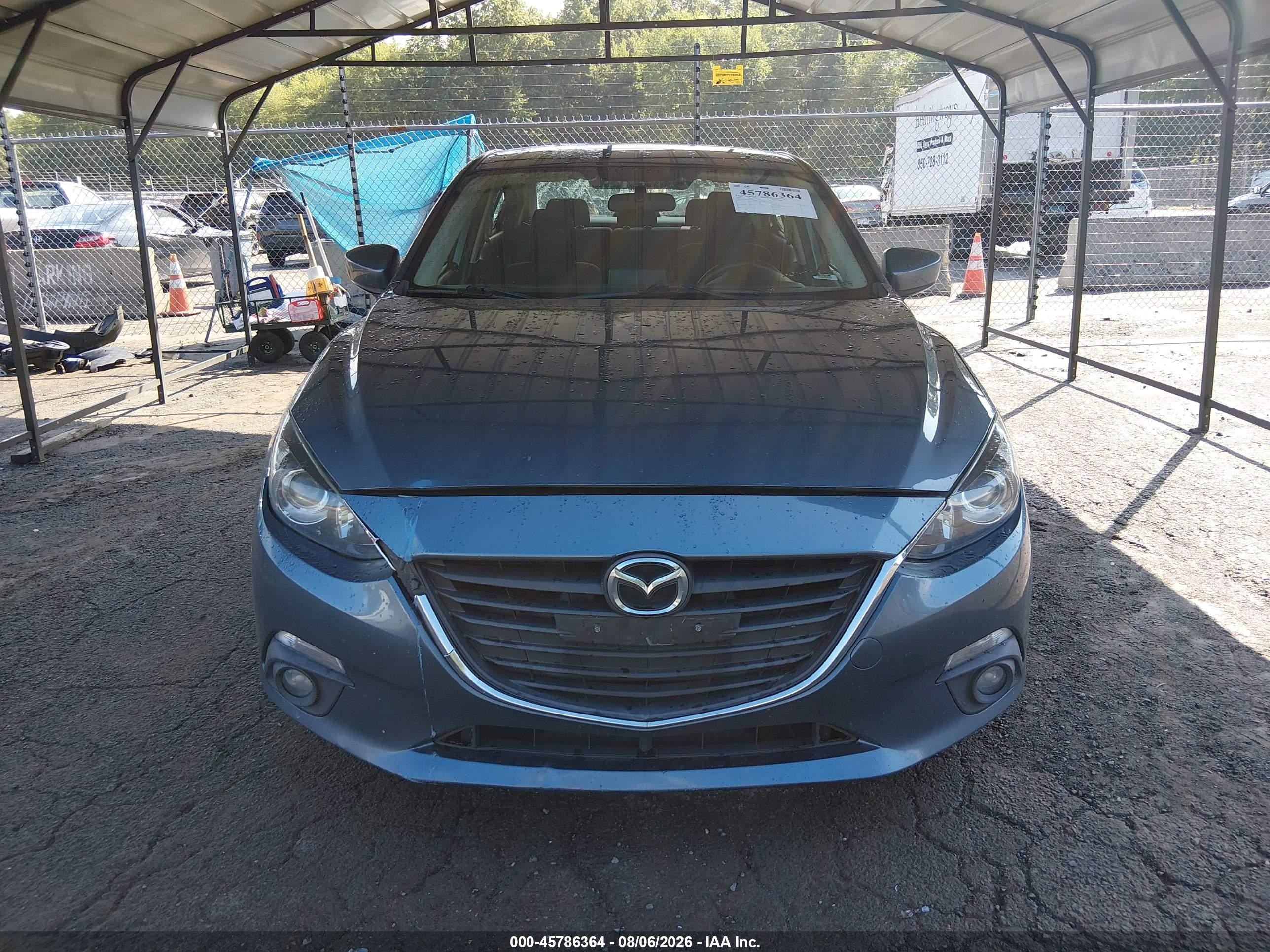 2015 Mazda Mazda3 I Touring Blue vin: 3MZBM1V77FM166916