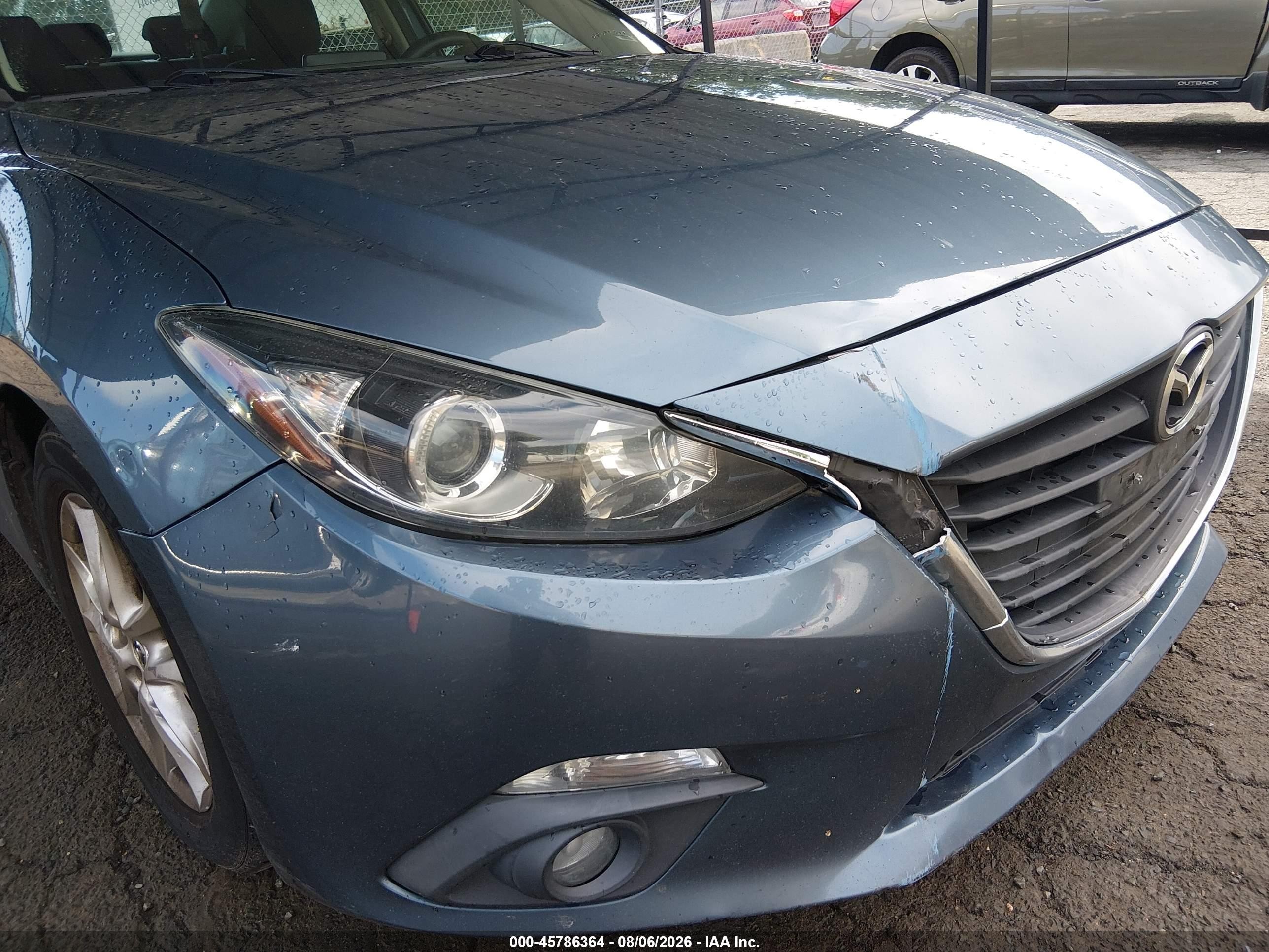 2015 Mazda Mazda3 I Touring Blue vin: 3MZBM1V77FM166916