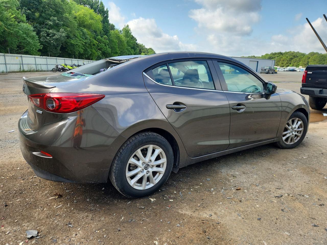 2015 Mazda 3 Touring Gray vin: 3MZBM1V77FM185224