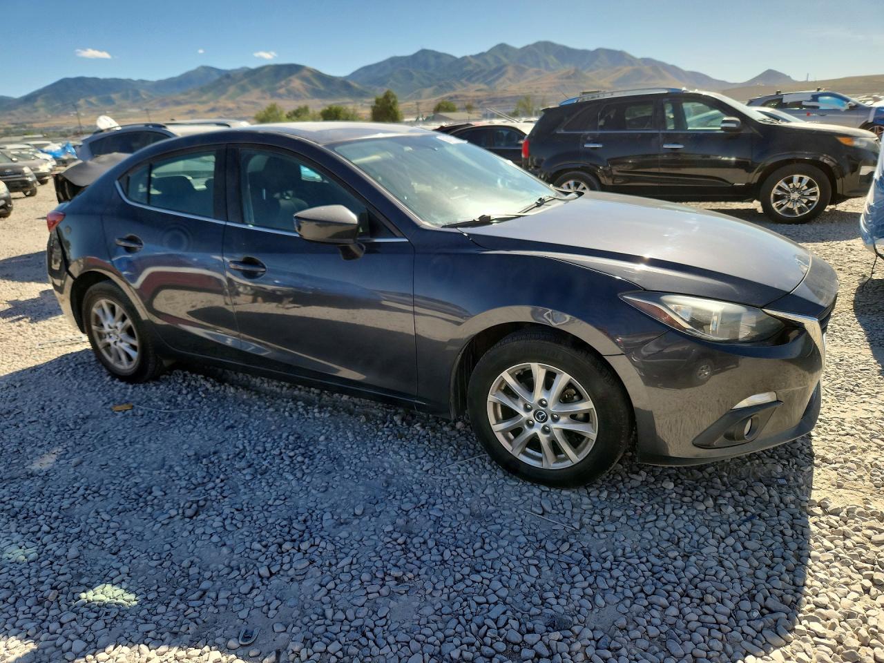 2015 Mazda 3 Touring Gray vin: 3MZBM1V77FM236575
