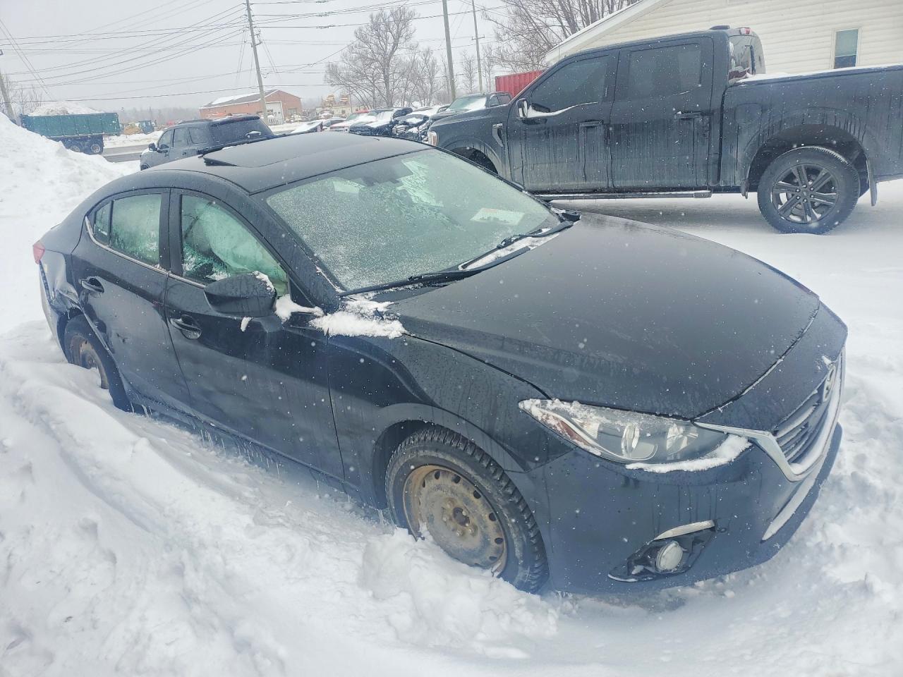 2014 Mazda Mazda3 Gs Sky 4dr Black vin: 3MZBM1V78EM108957