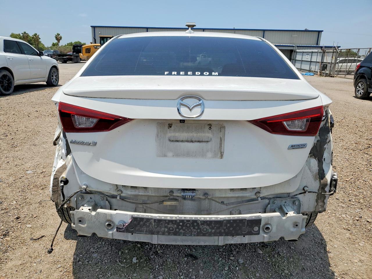 2015 Mazda 3 Touring White vin: 3MZBM1V78FM160932
