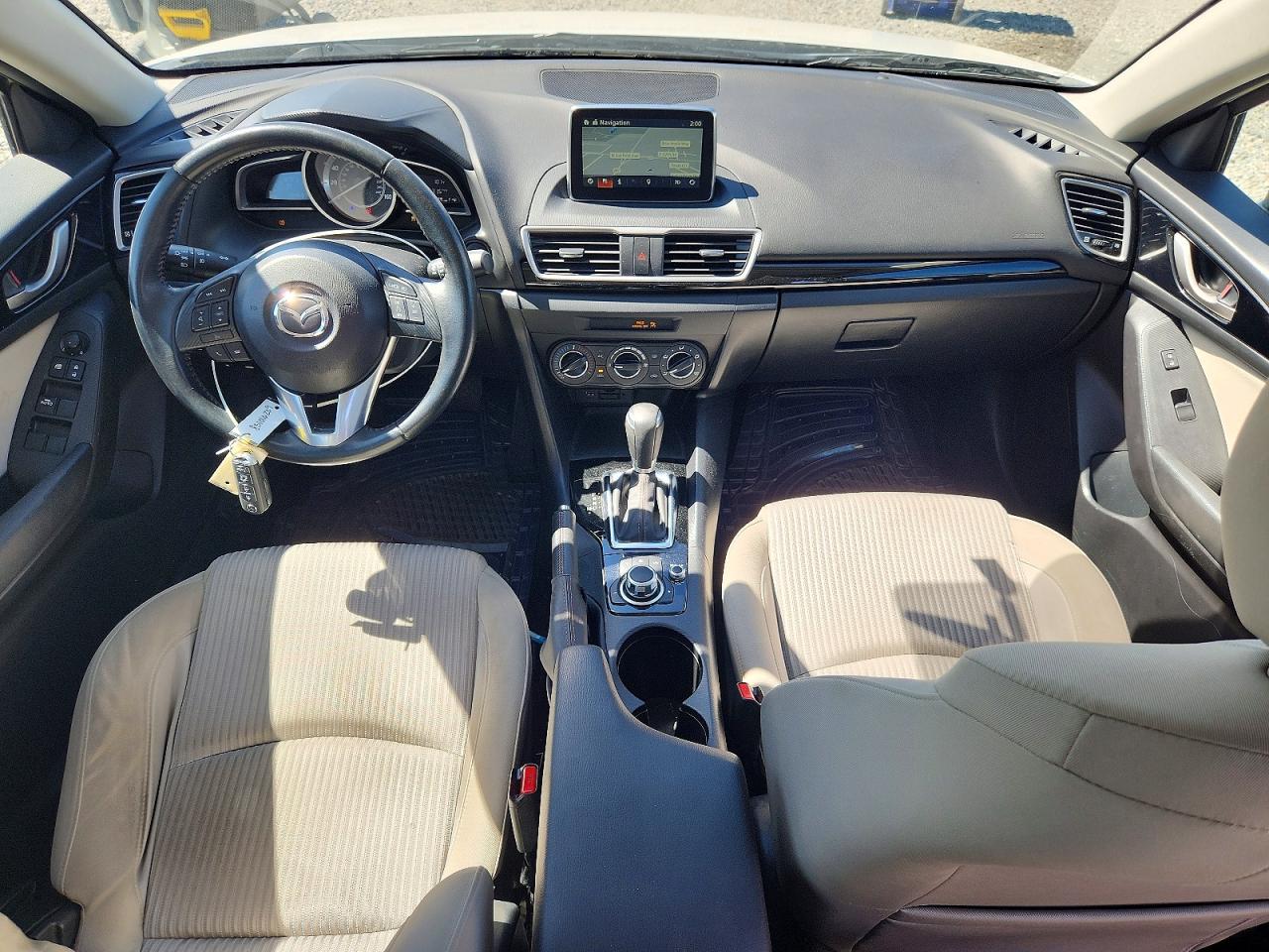 2015 Mazda 3 Touring White vin: 3MZBM1V78FM194272