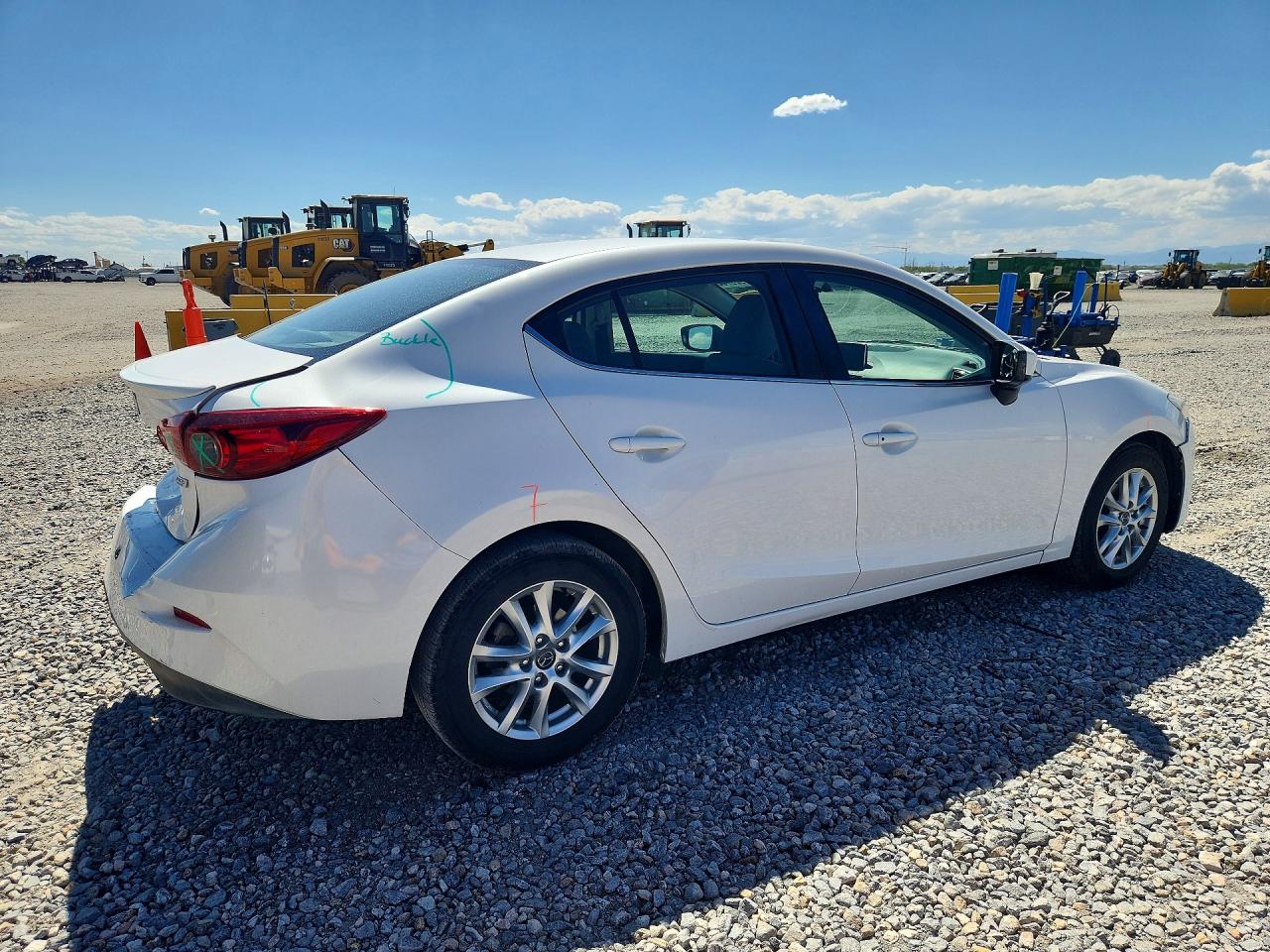 2015 Mazda 3 Touring White vin: 3MZBM1V78FM194272