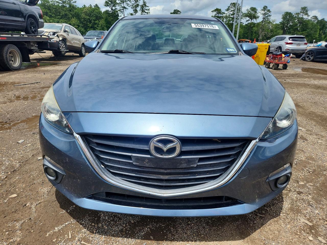 2015 Mazda 3 Touring Blue vin: 3MZBM1V78FM207571