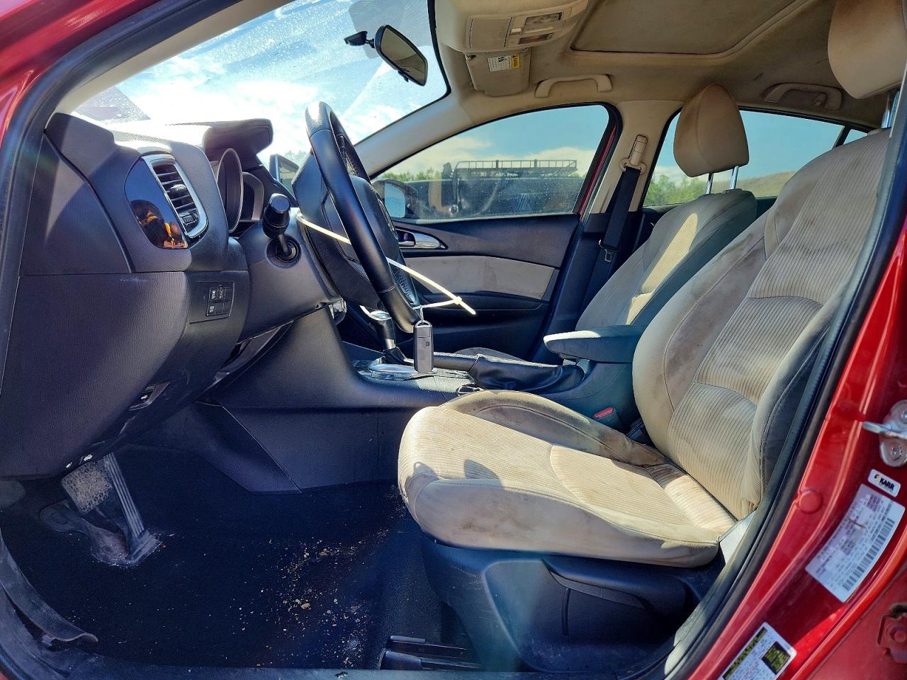 2015 Mazda 3 Touring Red vin: 3MZBM1V78FM223690