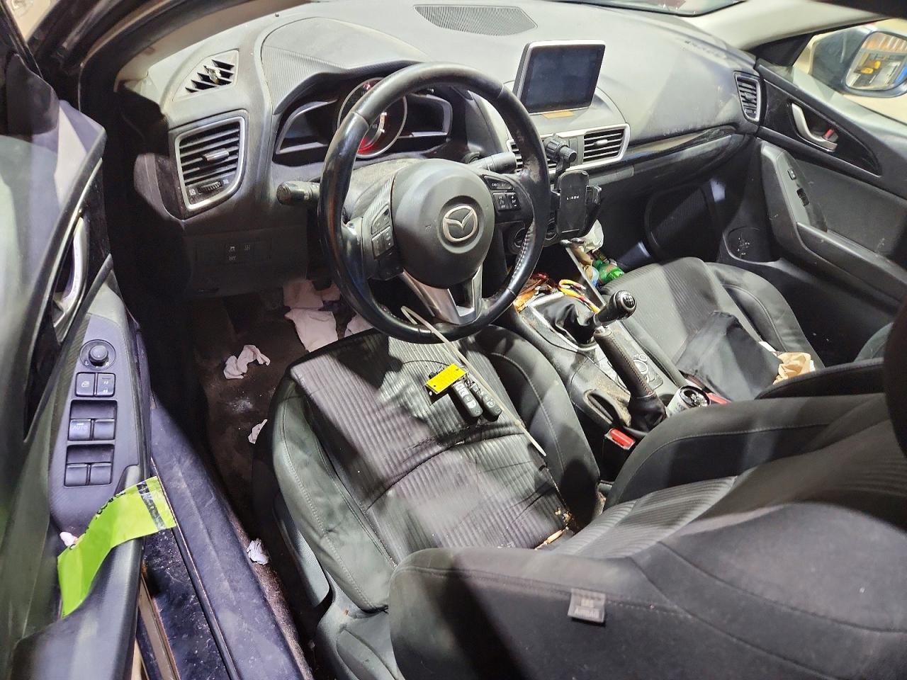 2015 Mazda 3 Touring Black vin: 3MZBM1V78FM230722