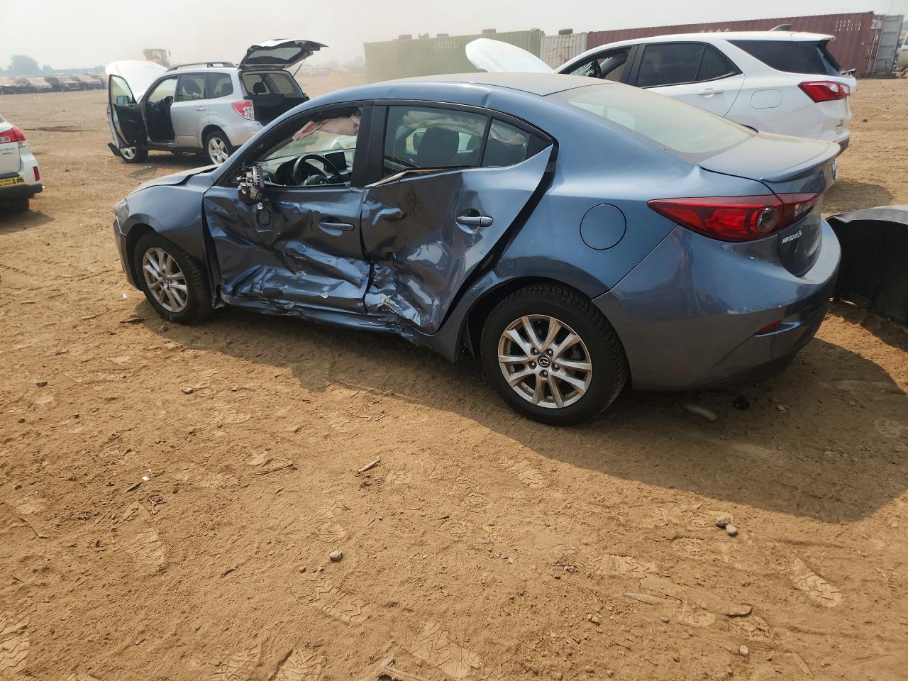 2015 Mazda 3 Touring Blue vin: 3MZBM1V78FM234172