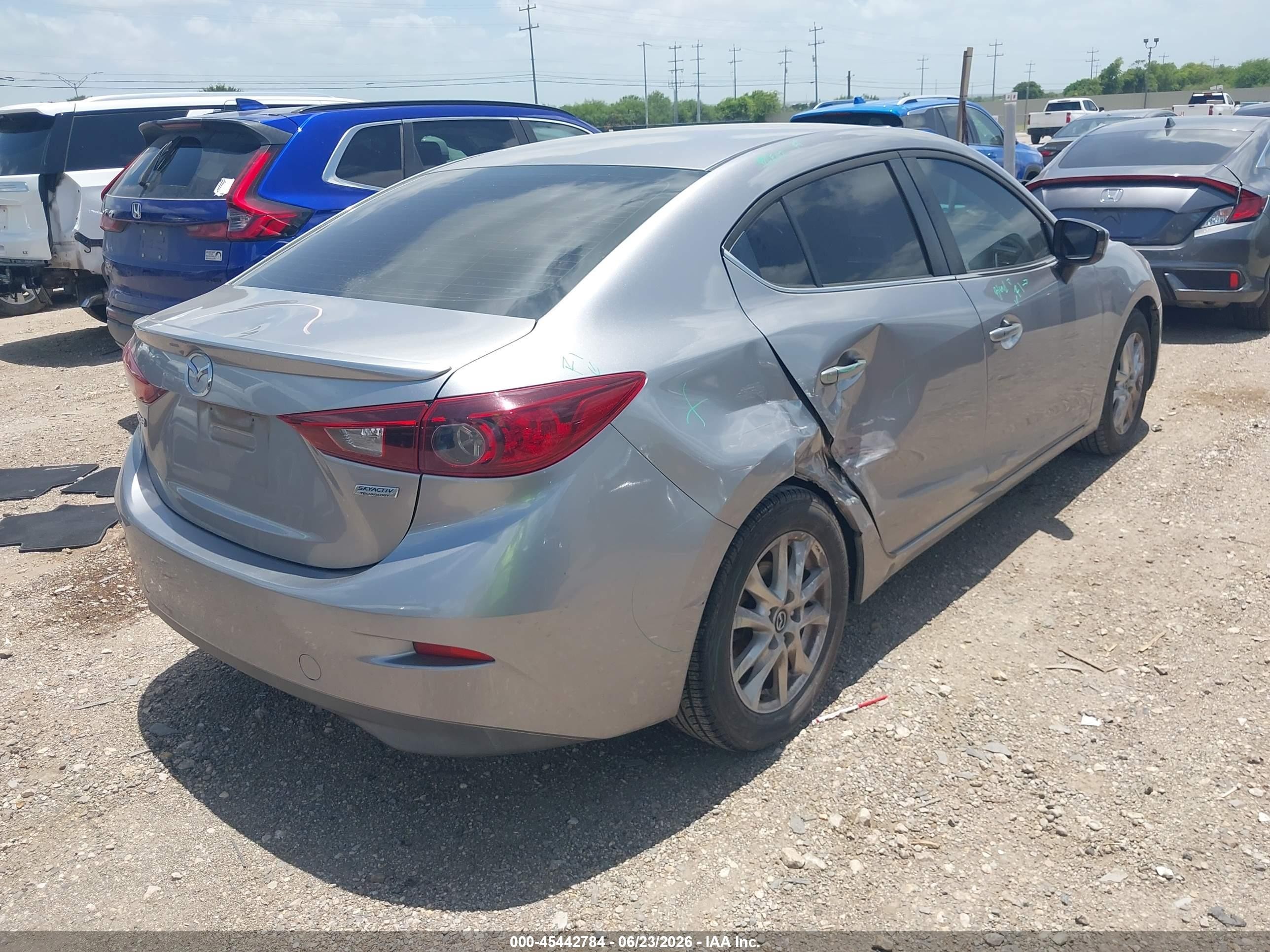2014 Mazda Mazda3   Silver vin: 3MZBM1V79EM100950
