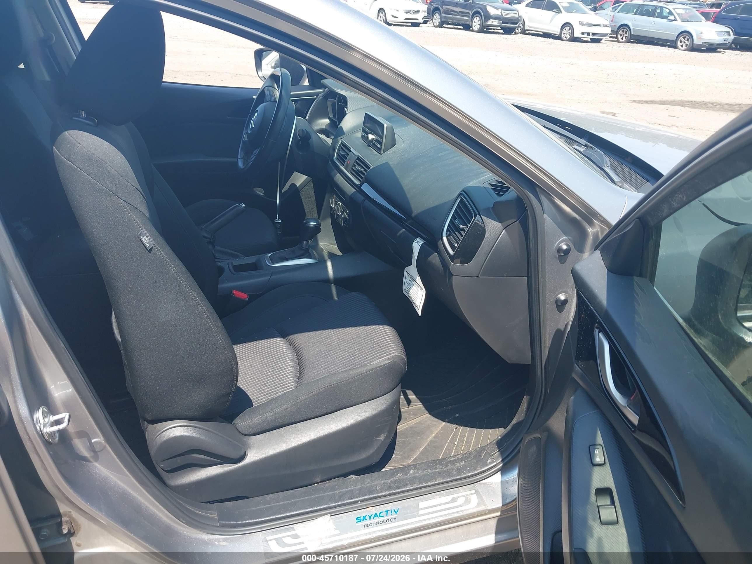 2014 Mazda Mazda3 I Touring Gray vin: 3MZBM1V79EM101628