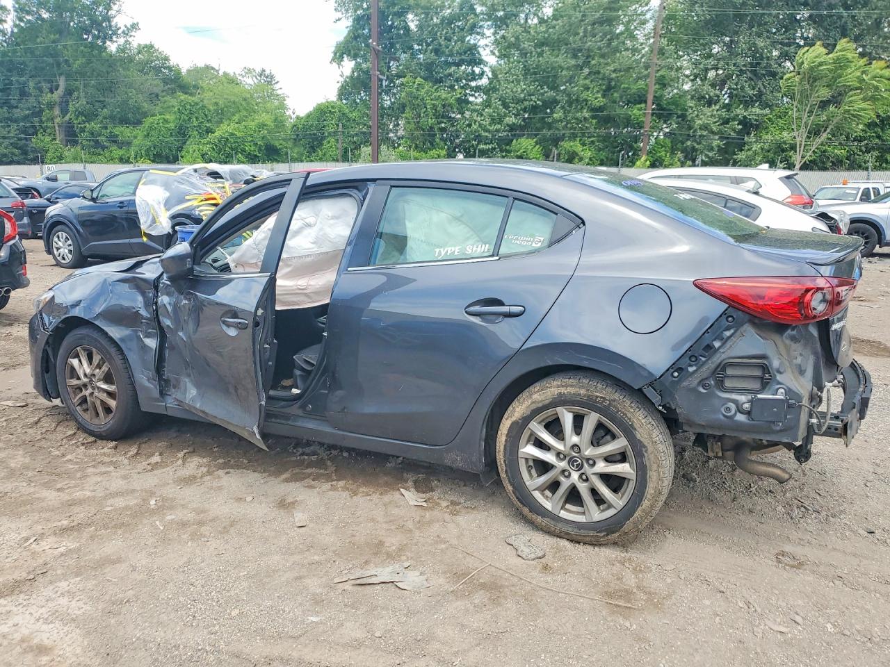2014 Mazda 3 Touring Blue vin: 3MZBM1V79EM106084