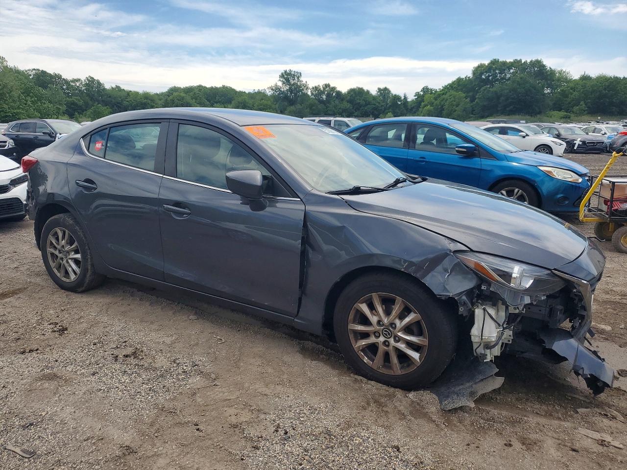 2014 Mazda 3 Touring Blue vin: 3MZBM1V79EM106084