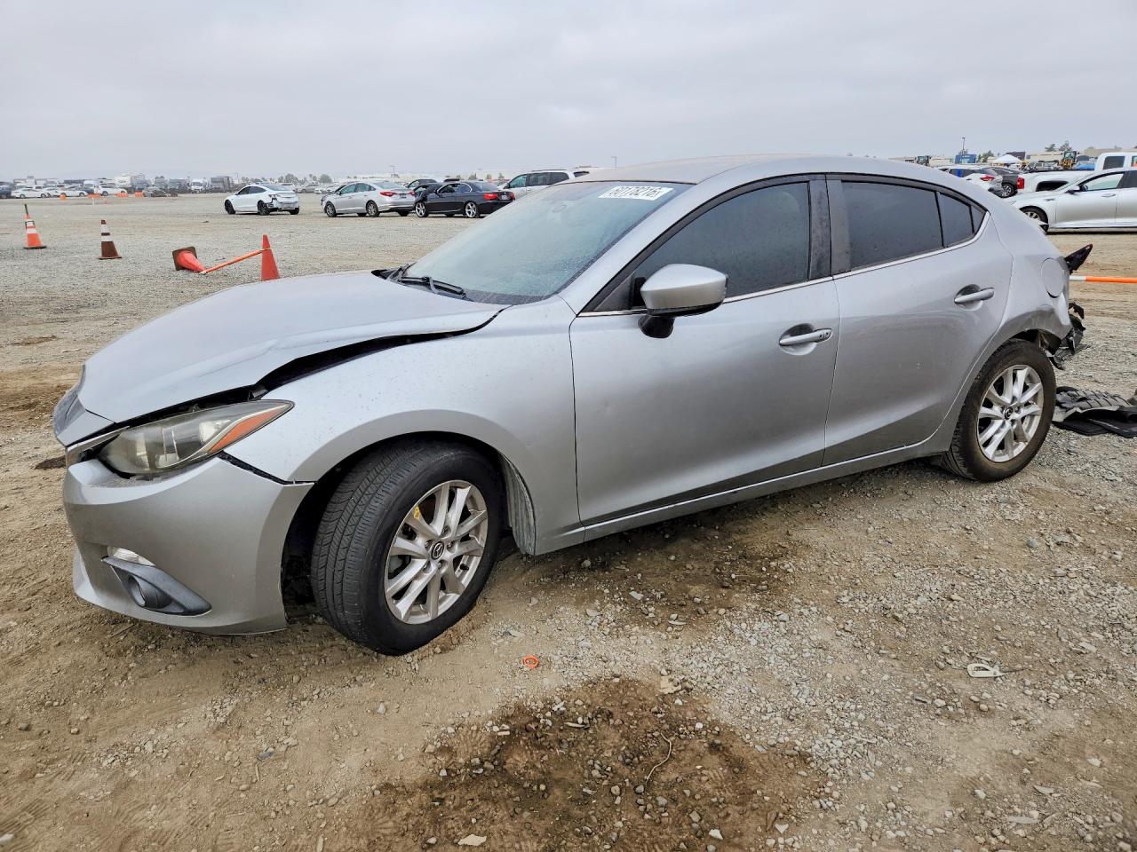 2014 Mazda 3 Touring Silver vin: 3MZBM1V79EM122639