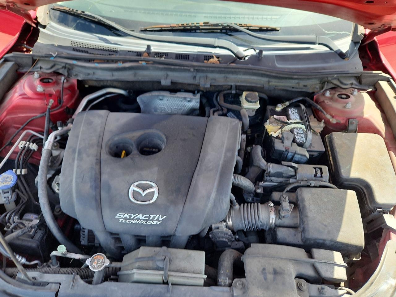 2015 Mazda 3 Touring Бордовый vin: 3MZBM1V79FM125140