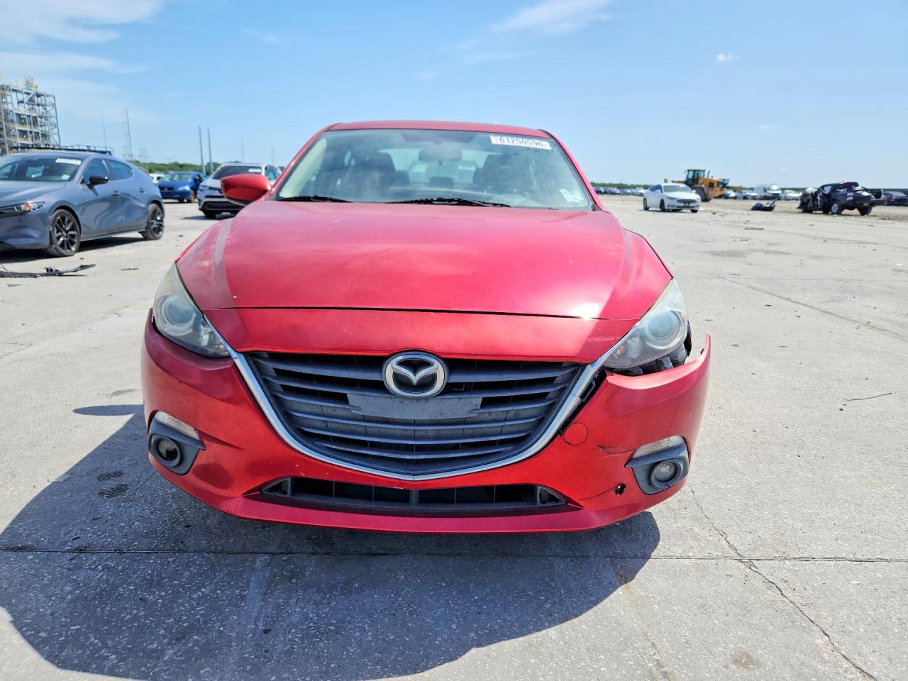 2015 Mazda 3 Touring Бордовый vin: 3MZBM1V79FM125140