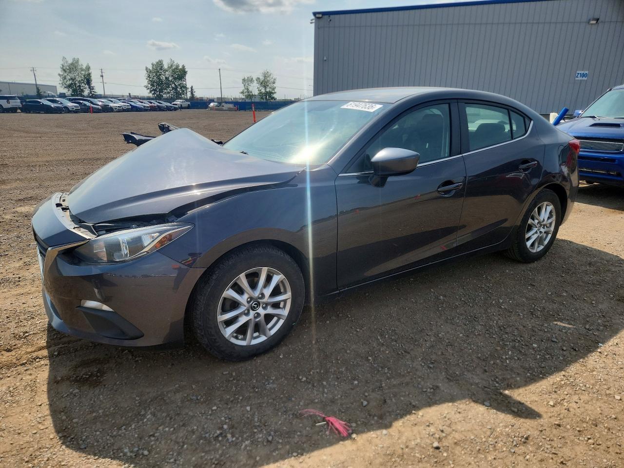 2015 Mazda 3 Touring Gray vin: 3MZBM1V79FM138342