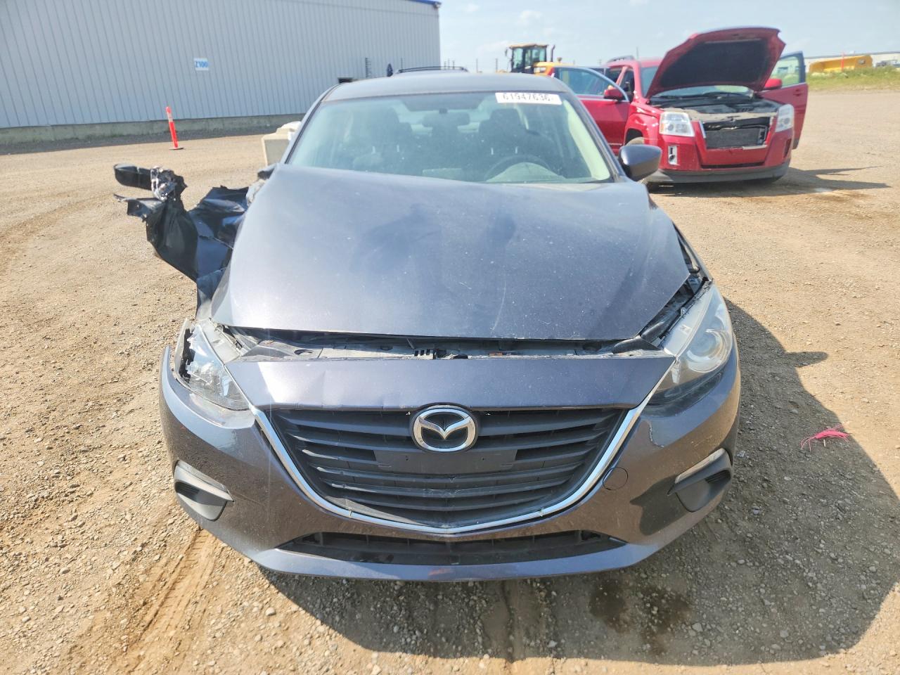 2015 Mazda 3 Touring Gray vin: 3MZBM1V79FM138342