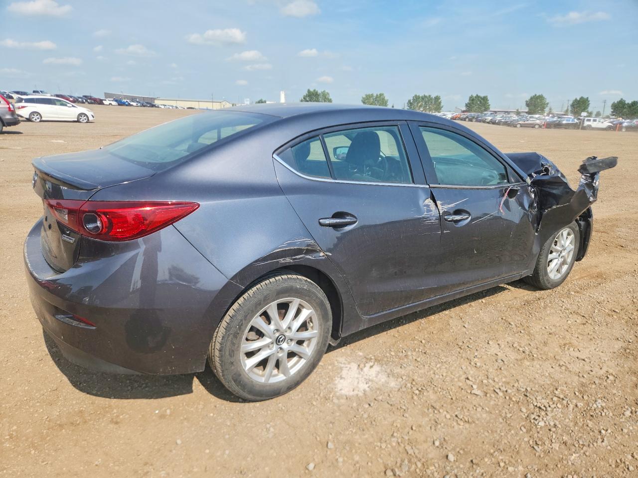 2015 Mazda 3 Touring Gray vin: 3MZBM1V79FM138342