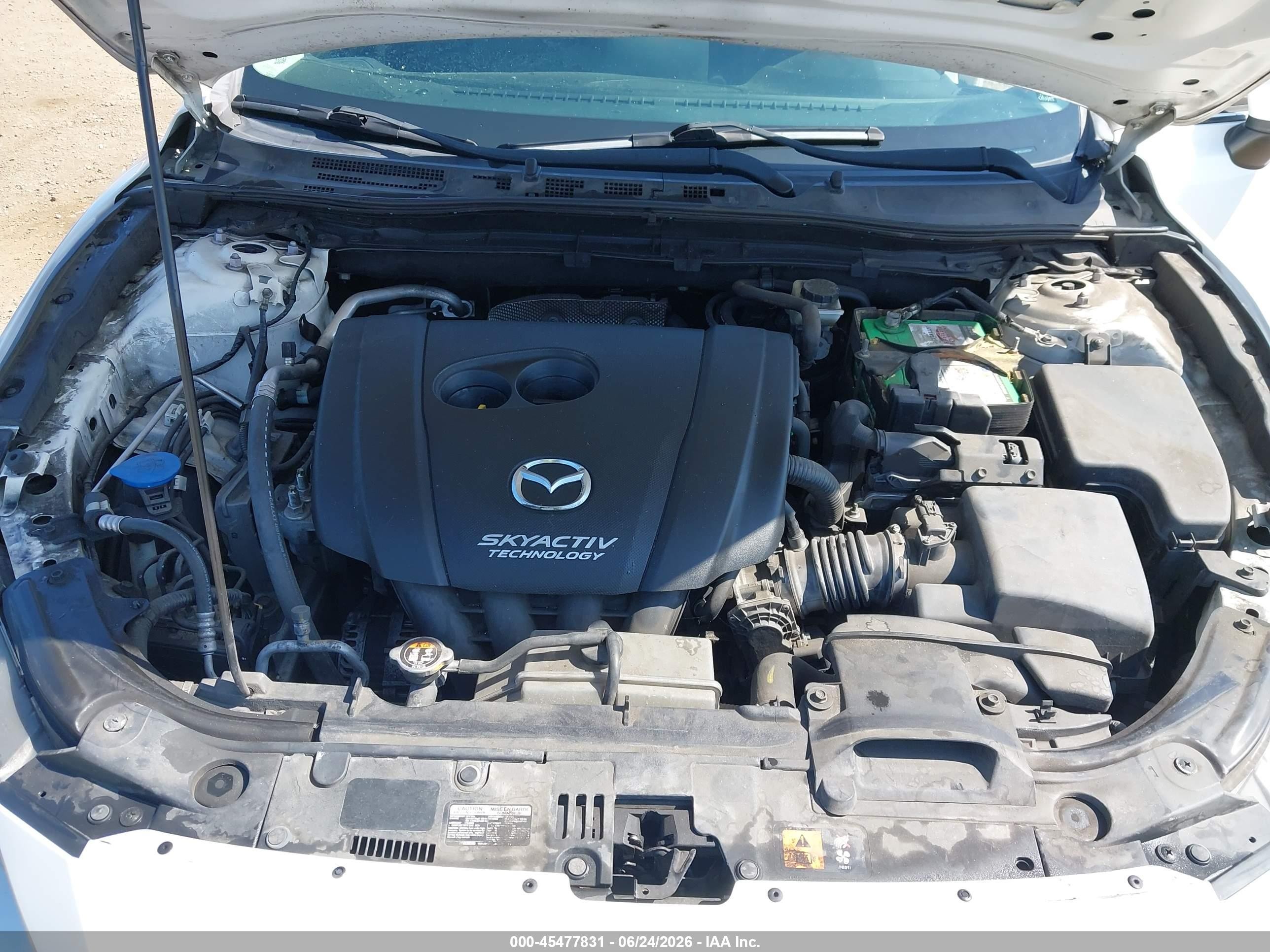 2015 Mazda Mazda3 I Touring White vin: 3MZBM1V79FM230650