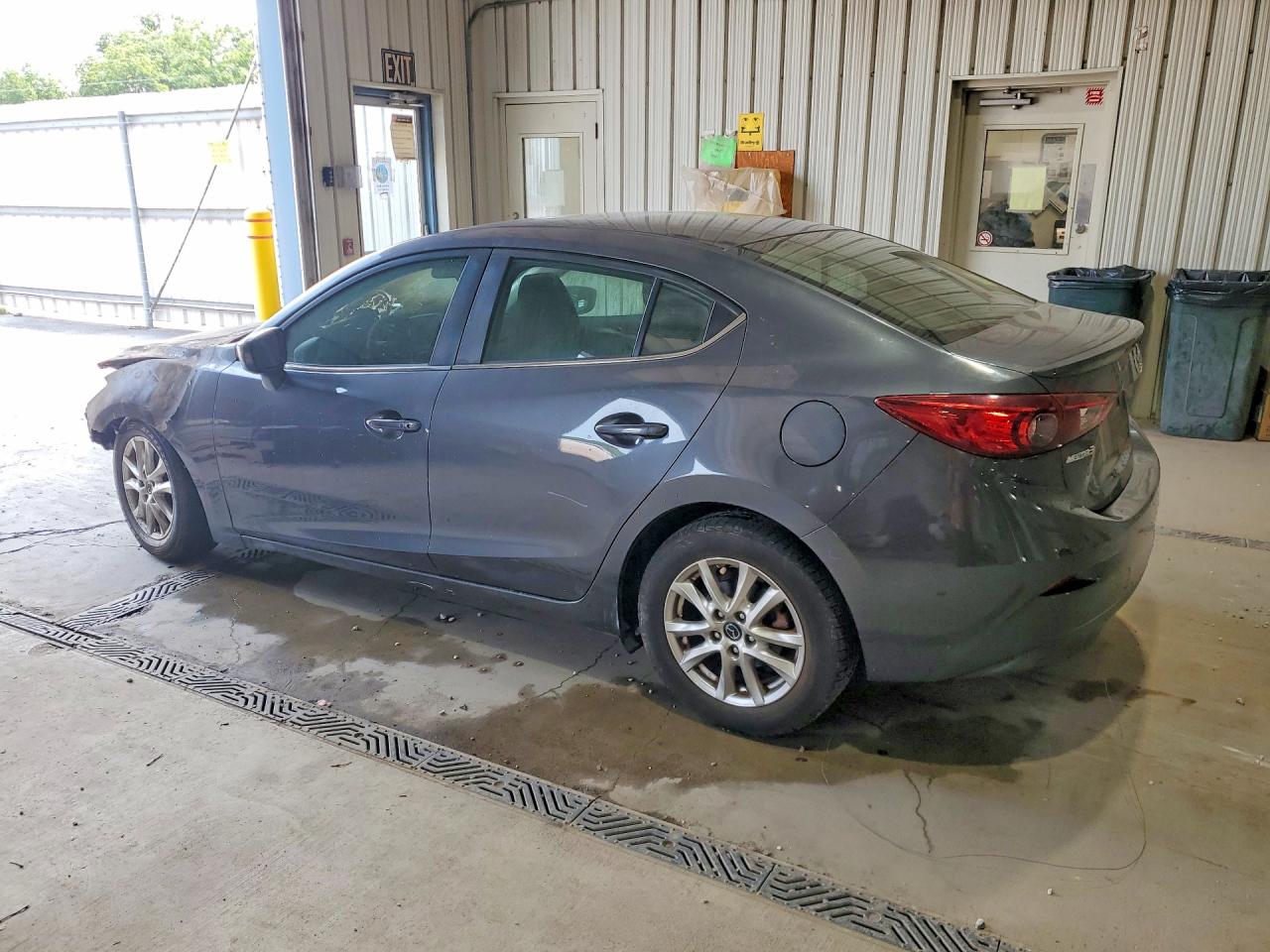 2015 Mazda 3 Touring Gray vin: 3MZBM1V79FM236772