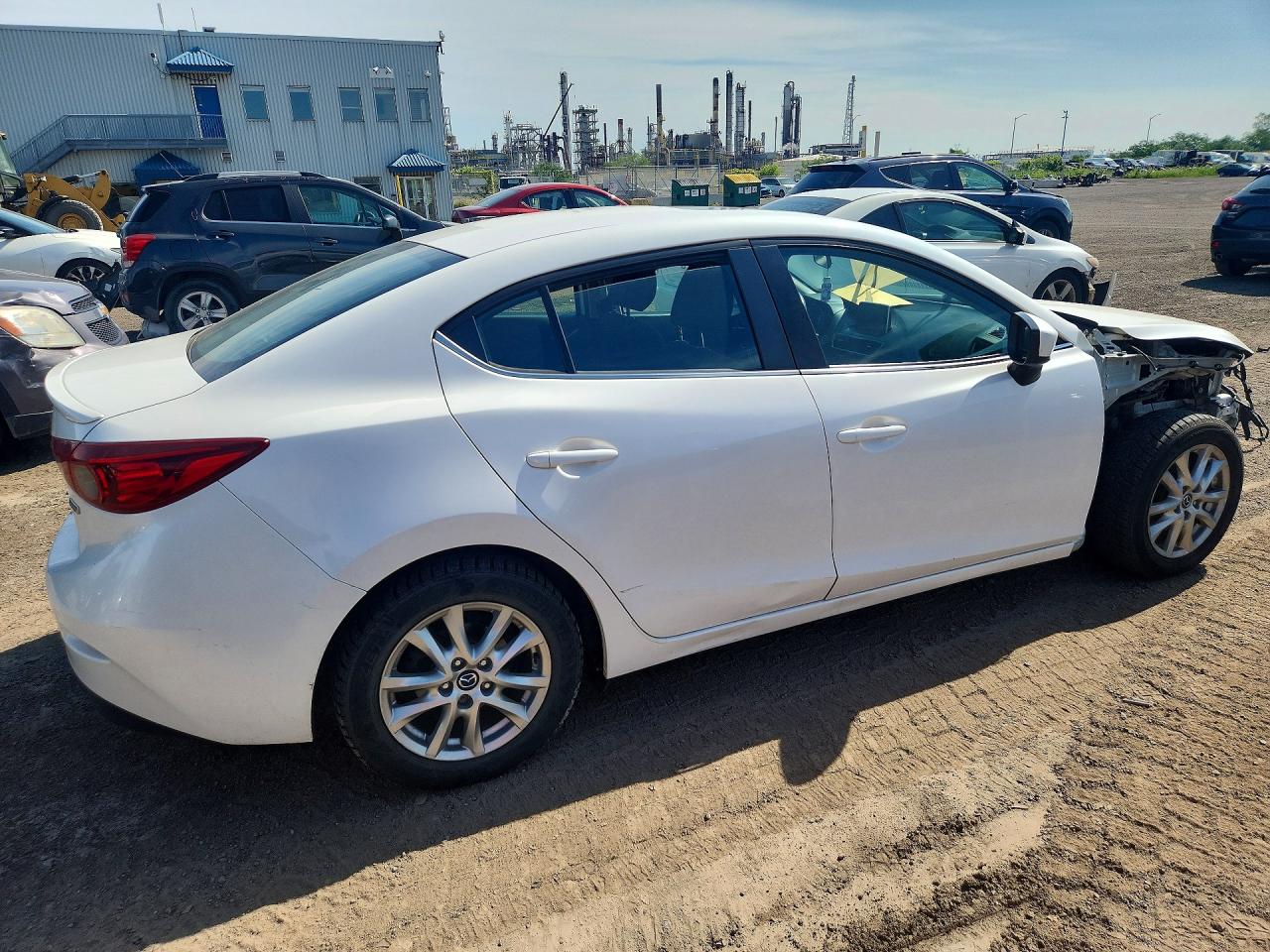 2014 Mazda 3 Touring Белый vin: 3MZBM1V7XEM104375