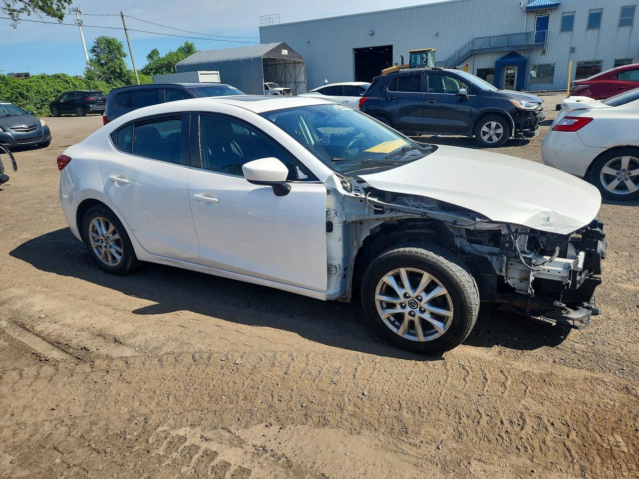 2014 Mazda 3 Touring Белый vin: 3MZBM1V7XEM104375