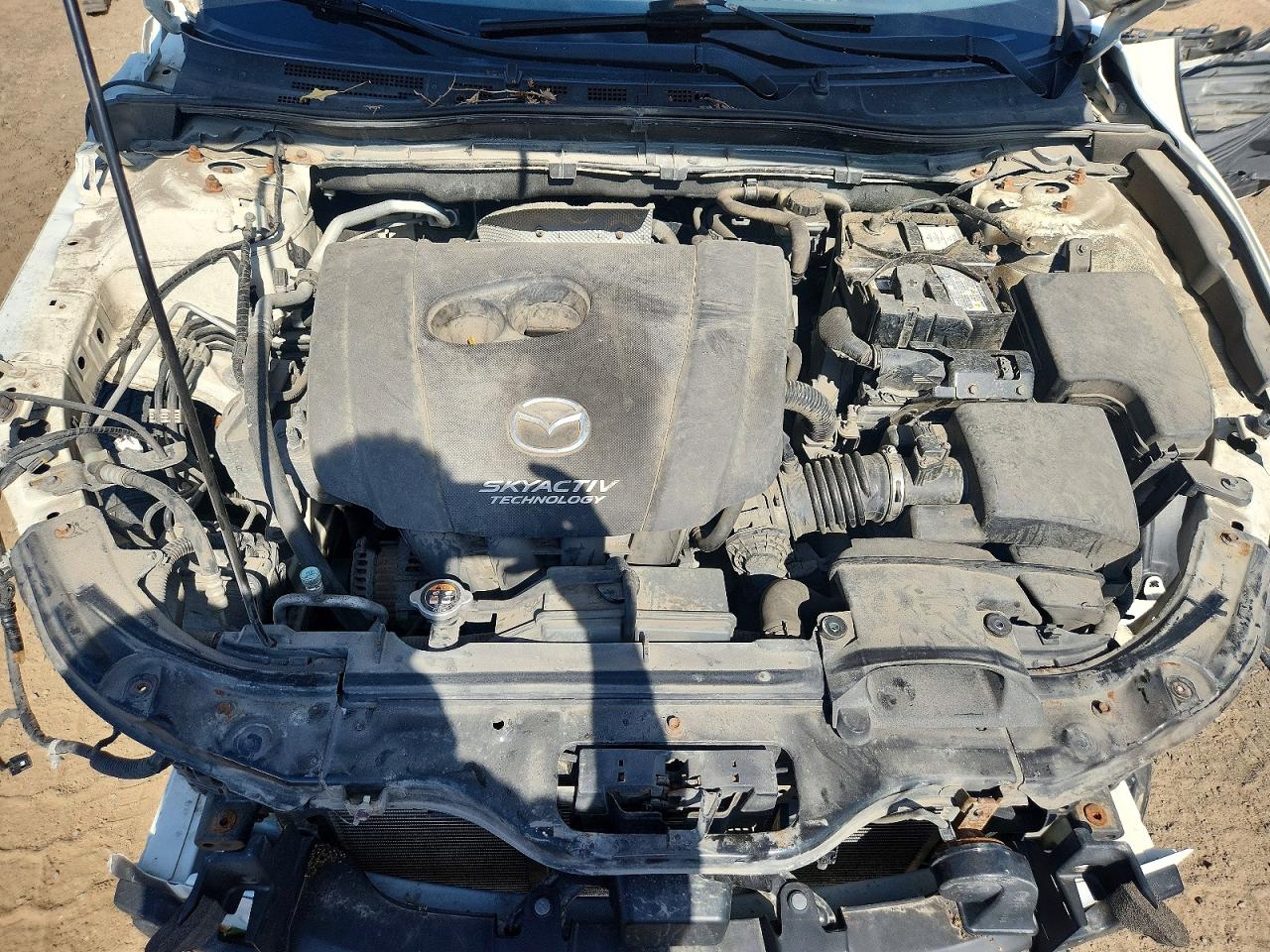 2014 Mazda 3 Touring Белый vin: 3MZBM1V7XEM104375