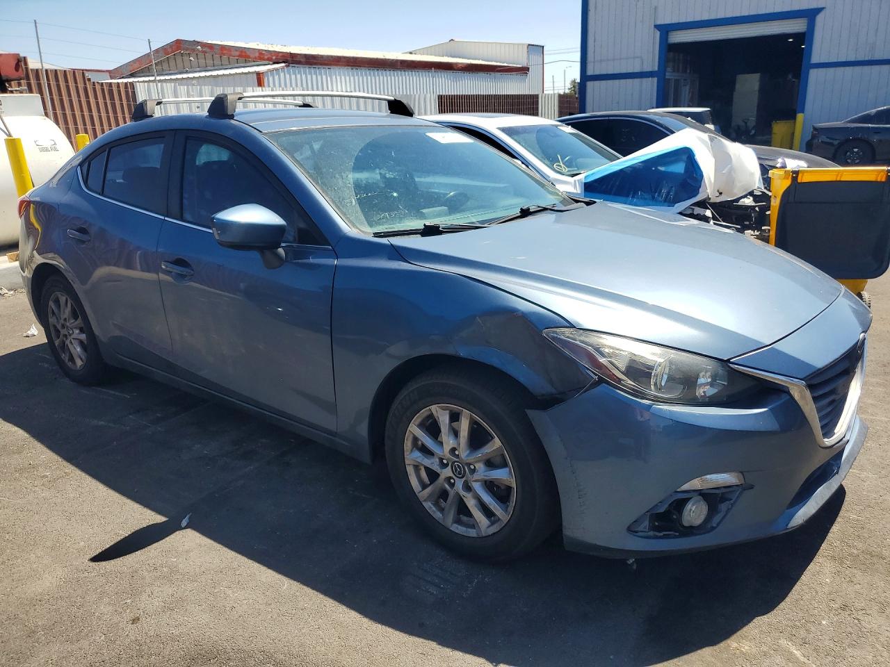 2014 Mazda 3 Touring Blue vin: 3MZBM1V7XEM112962