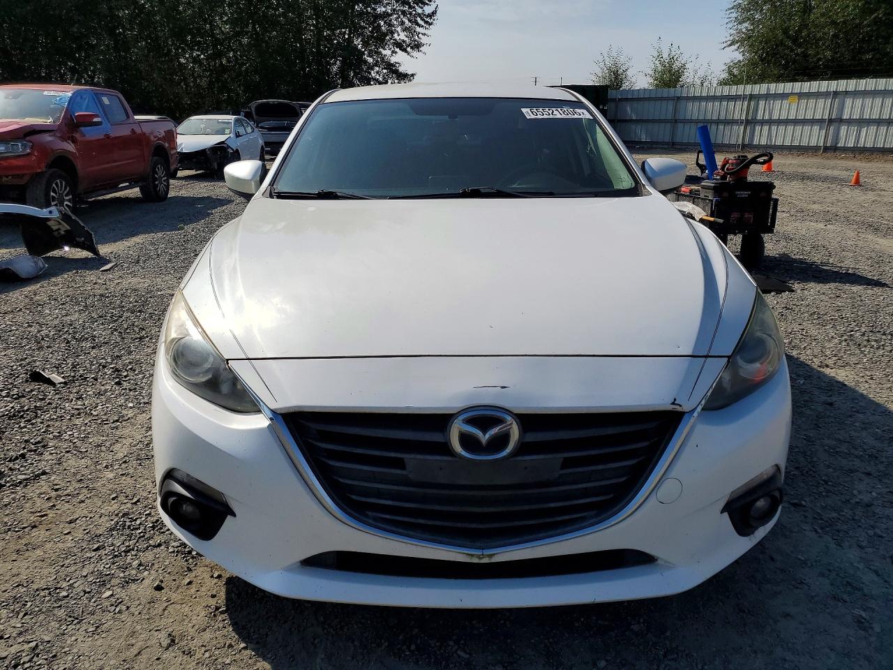 2015 Mazda 3 Touring White vin: 3MZBM1V7XFM139001