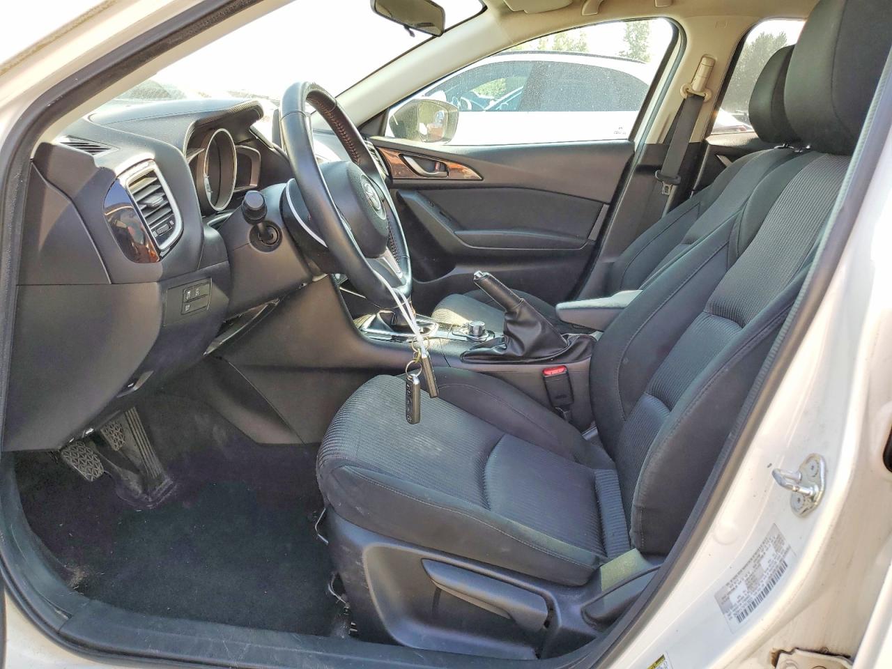 2015 Mazda 3 Touring White vin: 3MZBM1V7XFM139001