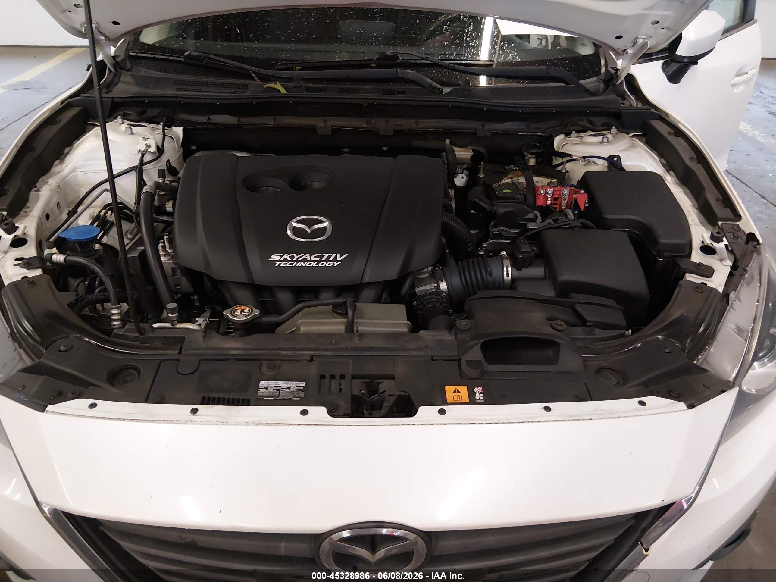 2015 Mazda Mazda3 I Touring White vin: 3MZBM1V7XFM219169