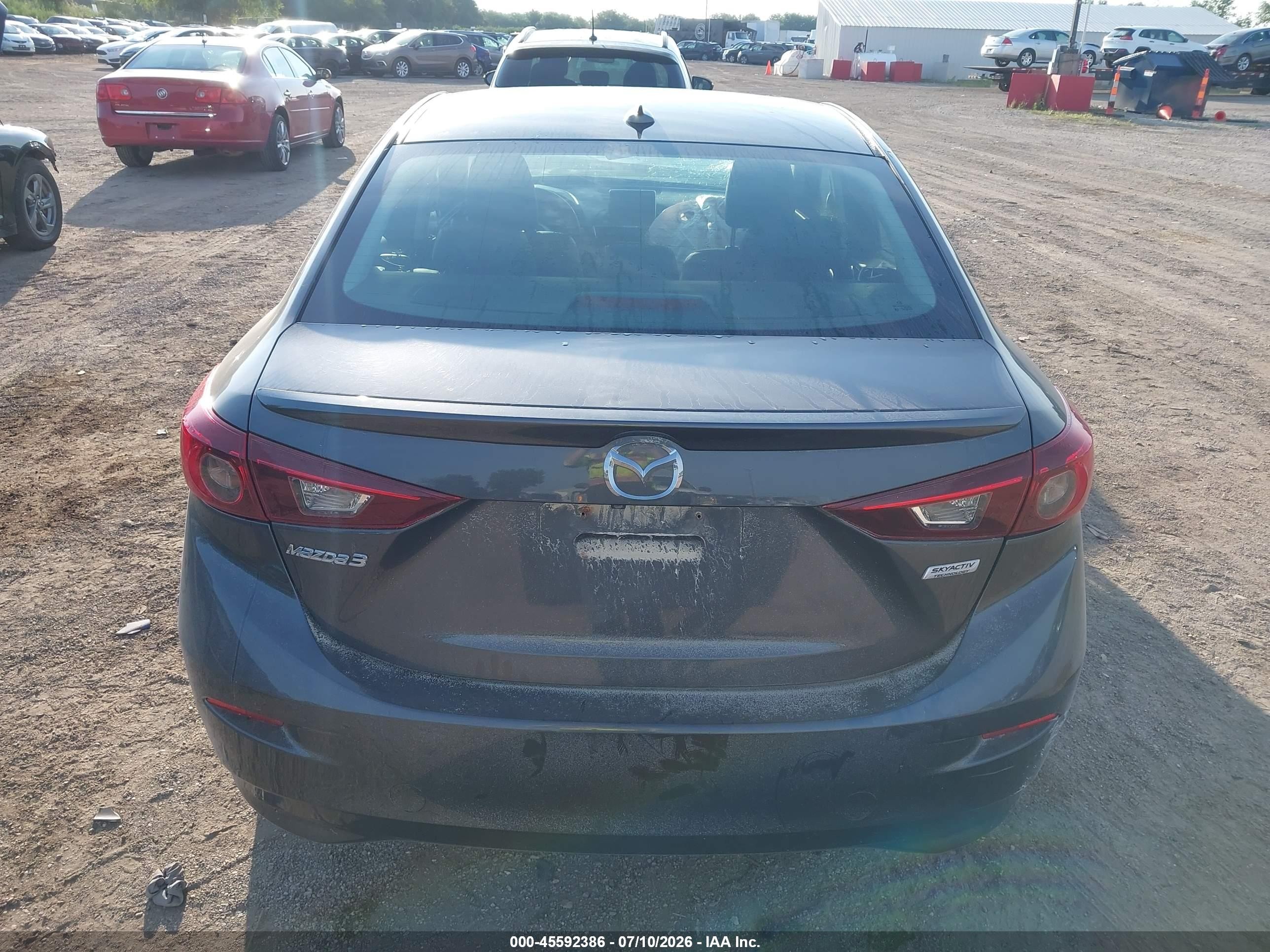 2015 Mazda Mazda3 I Grand Touring Gray vin: 3MZBM1W70FM227764
