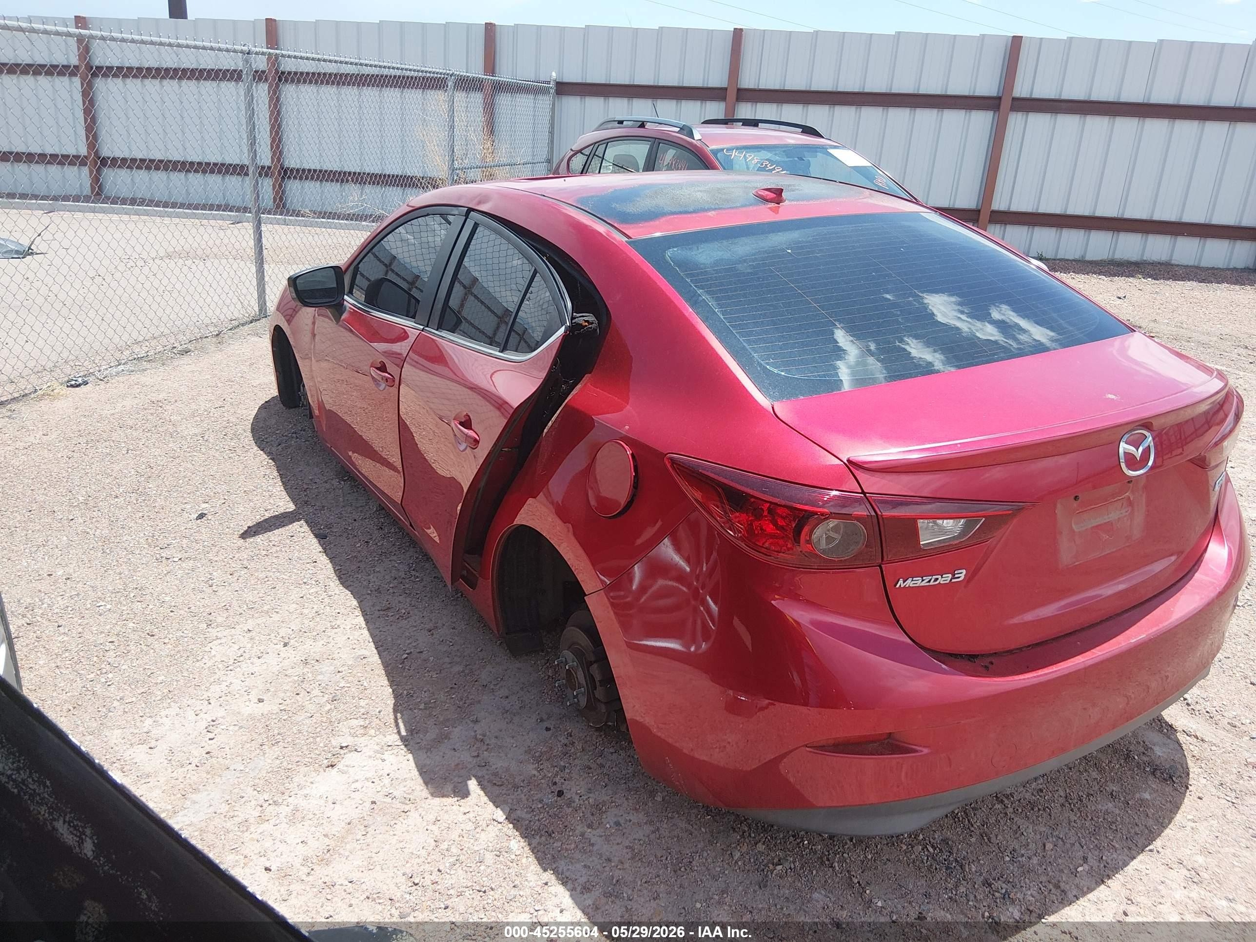 2015 Mazda Mazda3 I Grand Touring Red vin: 3MZBM1W72FM227264
