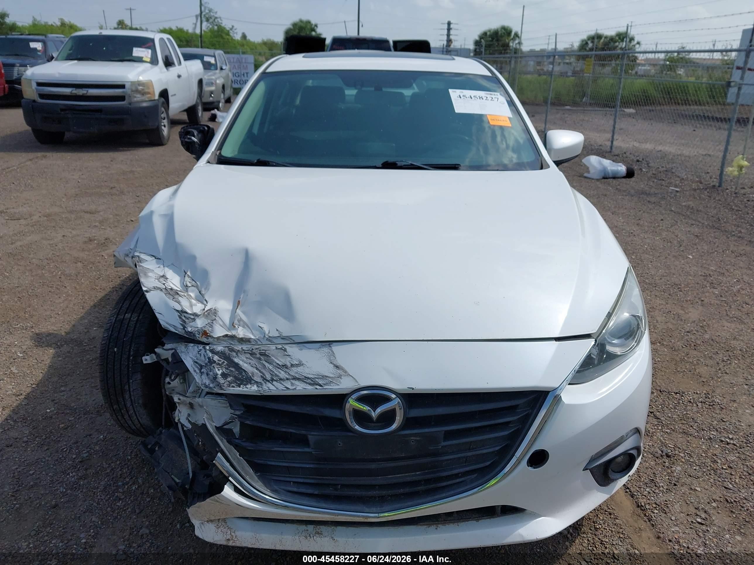 2016 Mazda Mazda3 I Touring White vin: 3MZBM1W73GM254958