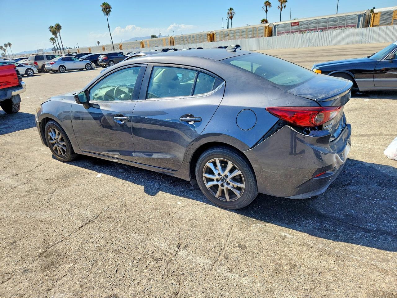 2014 Mazda 3 Grand Touring Gray vin: 3MZBM1W76EM116845