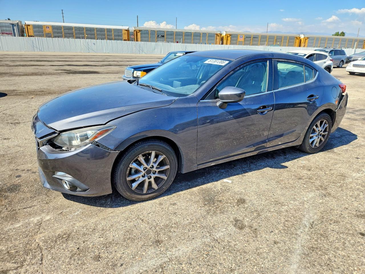 2014 Mazda 3 Grand Touring Gray vin: 3MZBM1W76EM116845