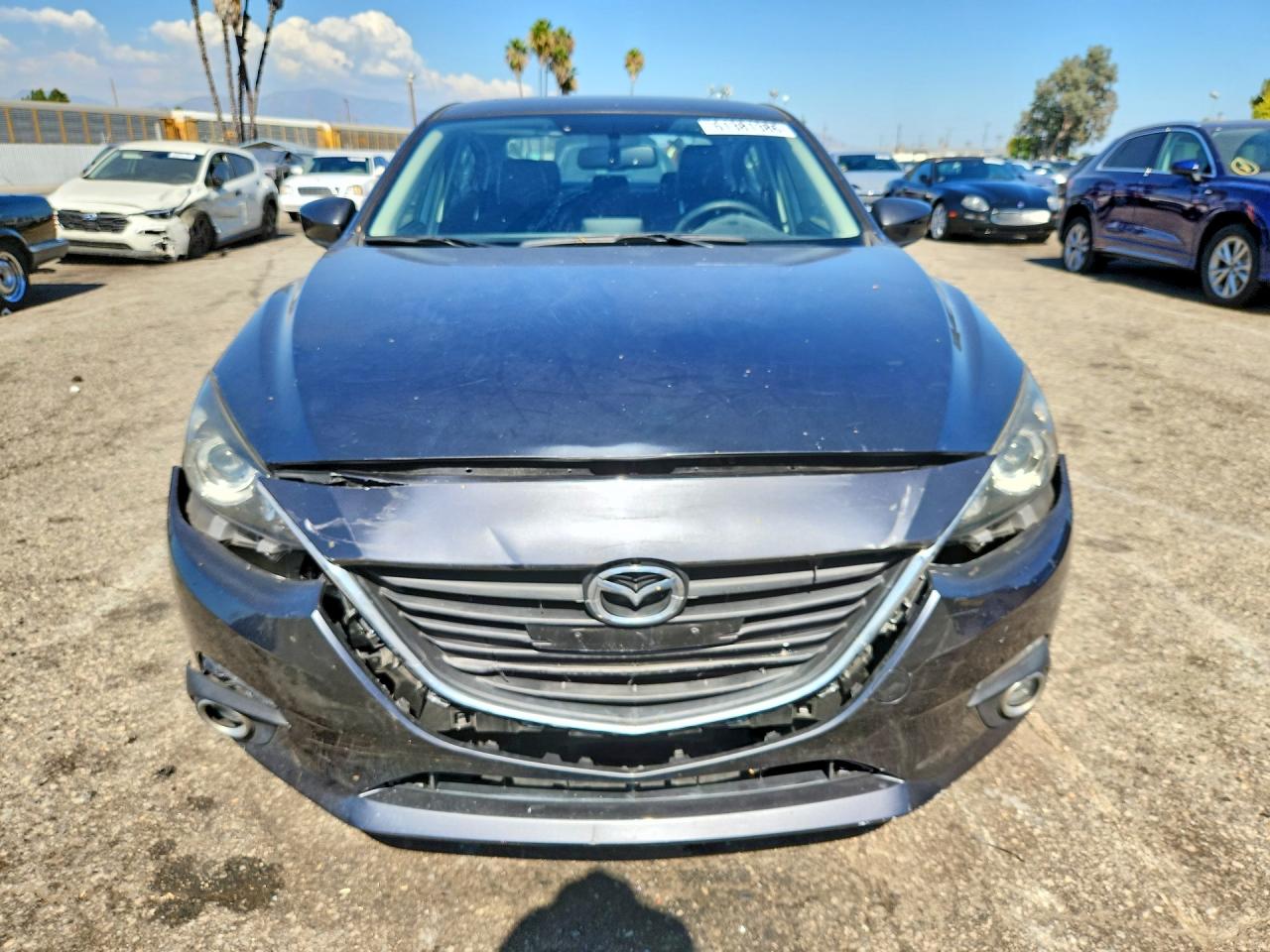 2014 Mazda 3 Grand Touring Gray vin: 3MZBM1W76EM116845