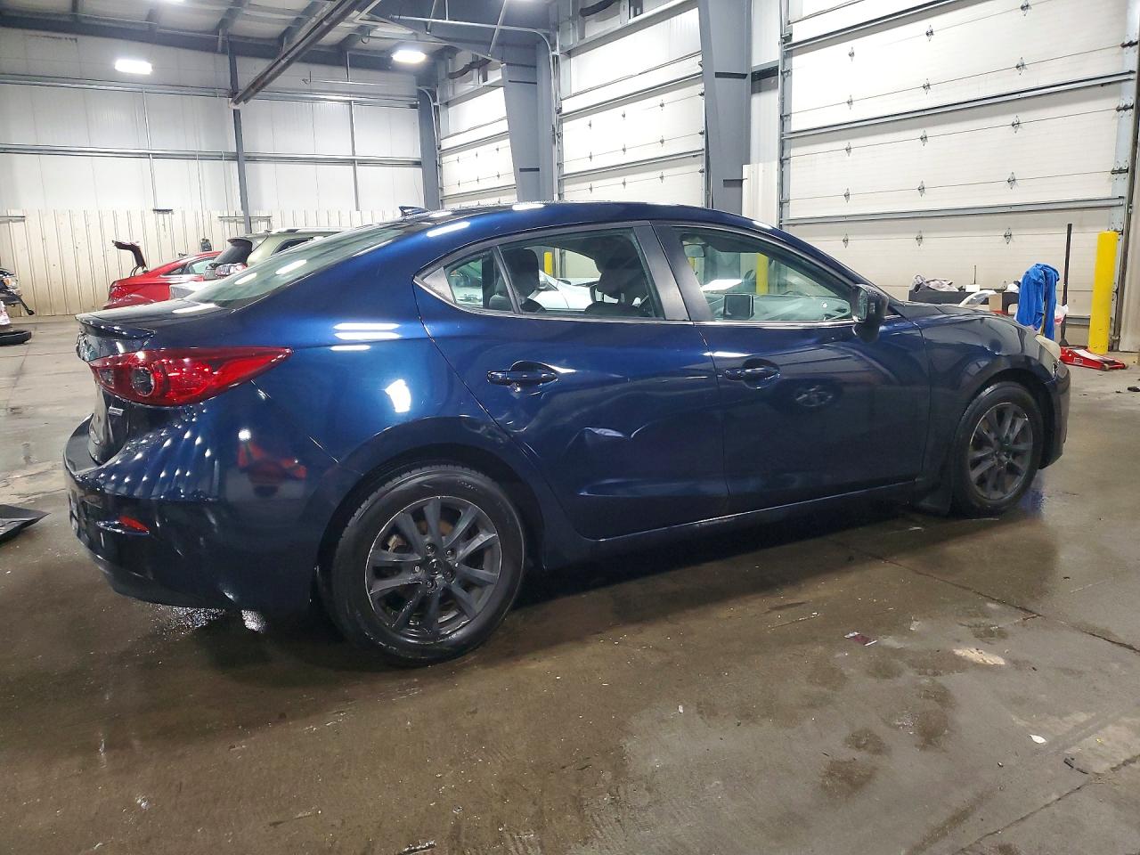 2015 Mazda 3 Grand Touring Blue vin: 3MZBM1W76FM149782